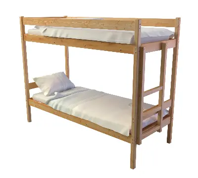 Кровать деревянная двухъярусная 